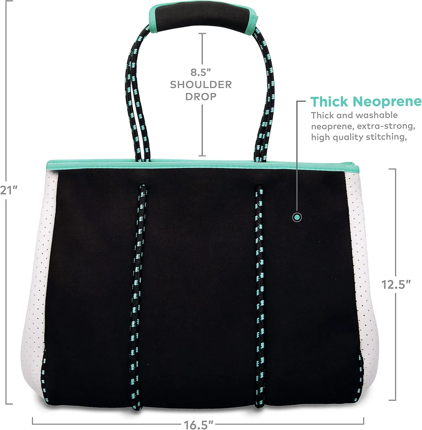 Nordic By Nature Large Designer Beach Bag Tote For Women, Men And Kids