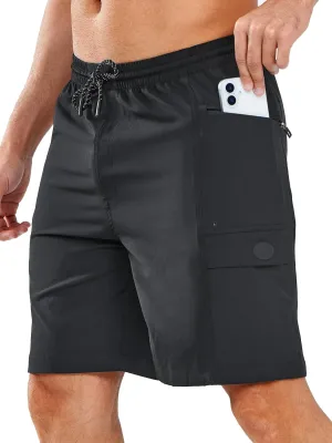 NORTHYARD Men's 9" Board Shorts with 4 Pockets Beach Shorts Swim Trunks Swimwear for Men Bathing Suit