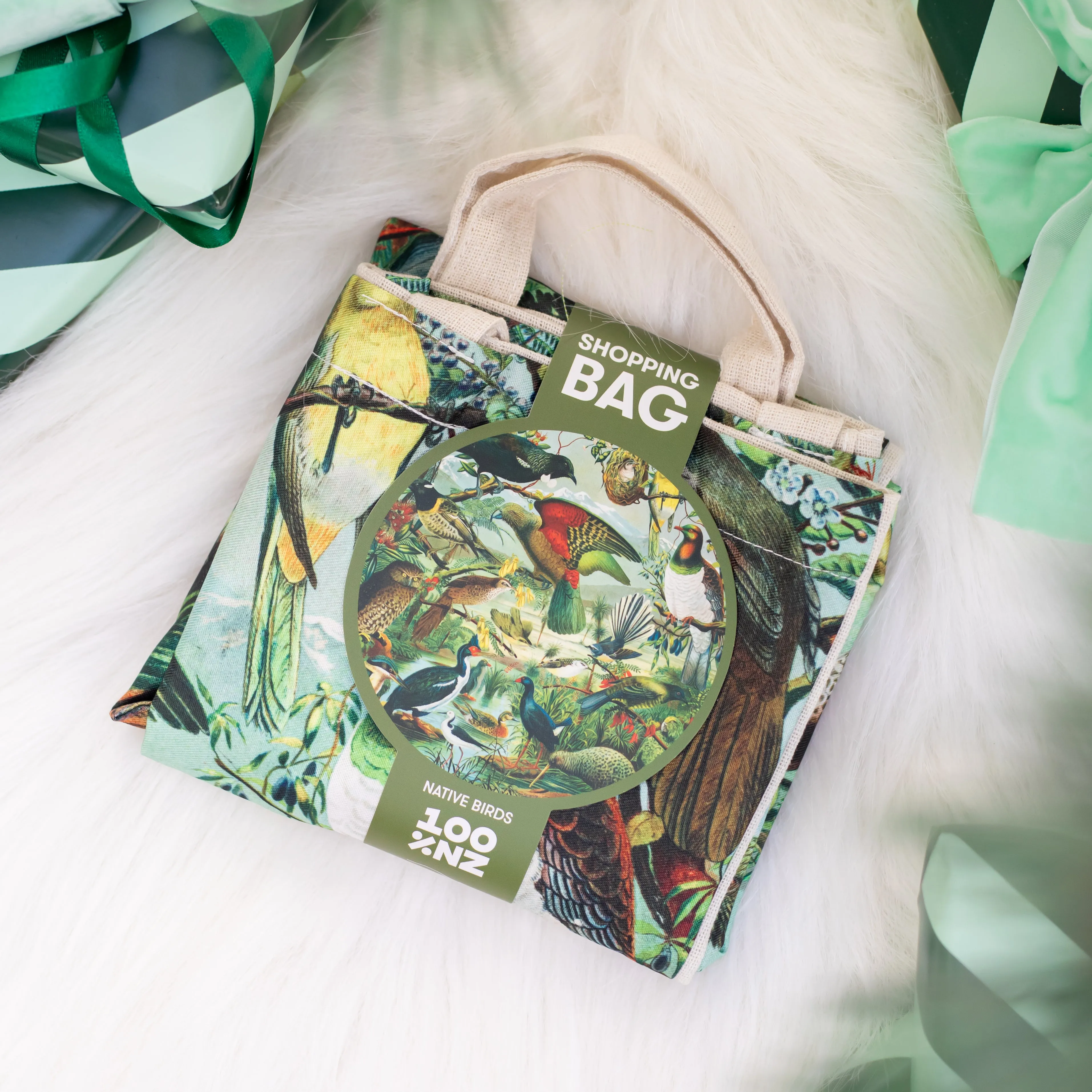 NZ Native Birds Shopping Bag