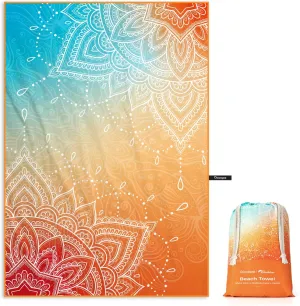 OCOOPA Microfiber Beach Towel Fast Drying, Extra Large 71" x 32" Sand Free Beach Towel Super Lightweight Towels for Swimming Pool, Camping, Picnic, Yoga Gym Sports