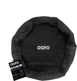 OCTO Changing Mat - Surfing Accessory to Transport Your Wetsuit or Swim Gear Sand-Free - Durable Waterproof Surf Bag - Keeps Your Car Clean - Drawstring Dry-Bag for the Beach Lake Pool