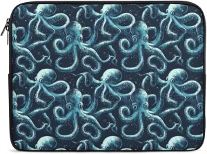 Octopus Ocean Laptop Sleeve 13/15 Inch Briefcase Cover Shockproof Protective Case Handbags Portable Laptop Bag