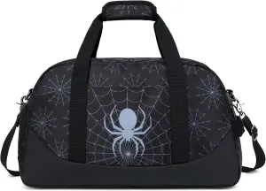 Octsky Kids Sports Gym Bag Boys Girls Overnight Weekend Bag with Shoe Compartment Small Soccer Duffel Football Bag, Spider black