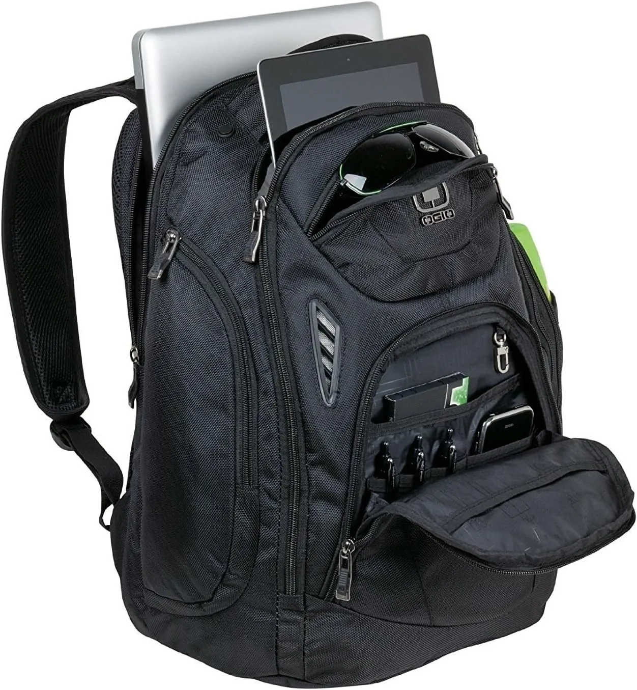 OGIO 411065 Mercury 17" Computer Laptop Backpack, Black
