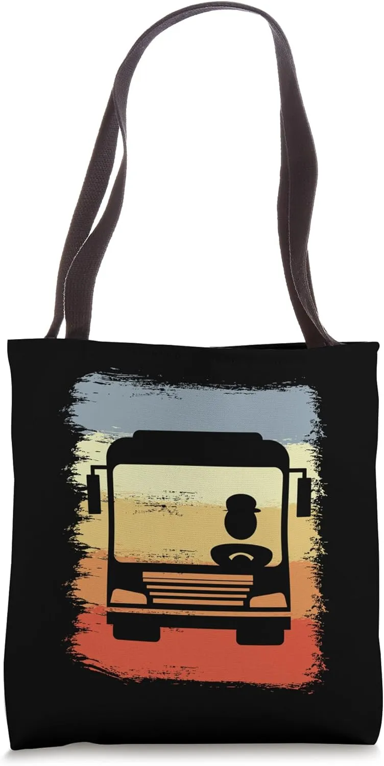 Oldschool Bus Driver Job Tote Bag