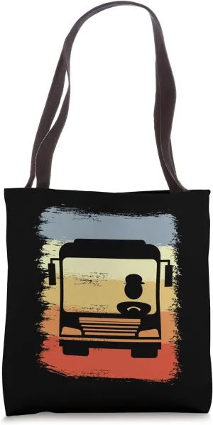 Oldschool Bus Driver Job Tote Bag