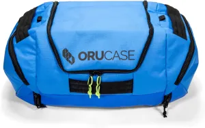 Orucase Janus Duffel Backpack for Cyclists - Gym Duffle Bag for Men & Women with Straps - Water Resistant Duffle Backpack for Travel - 55 L - Glaucous
