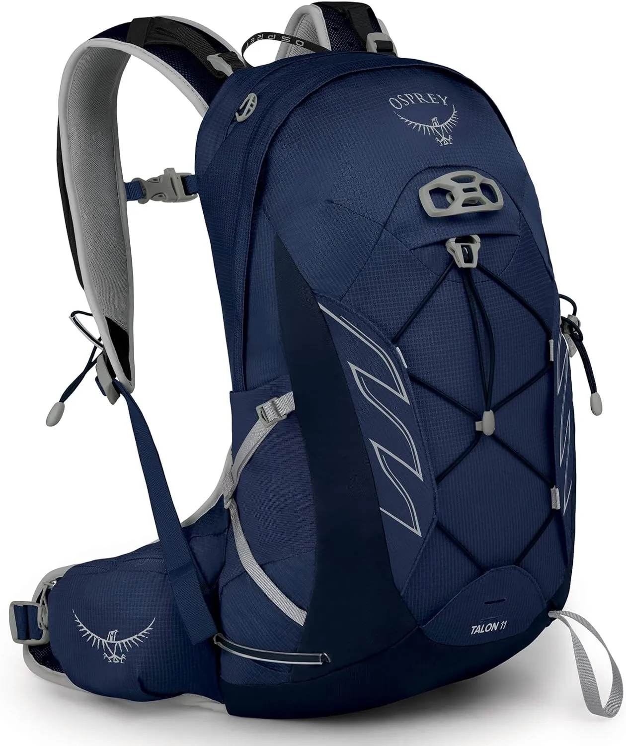 Osprey Talon 11L Men's Hiking Backpack with Hipbelt, Ceramic Blue, Large/X-Large
