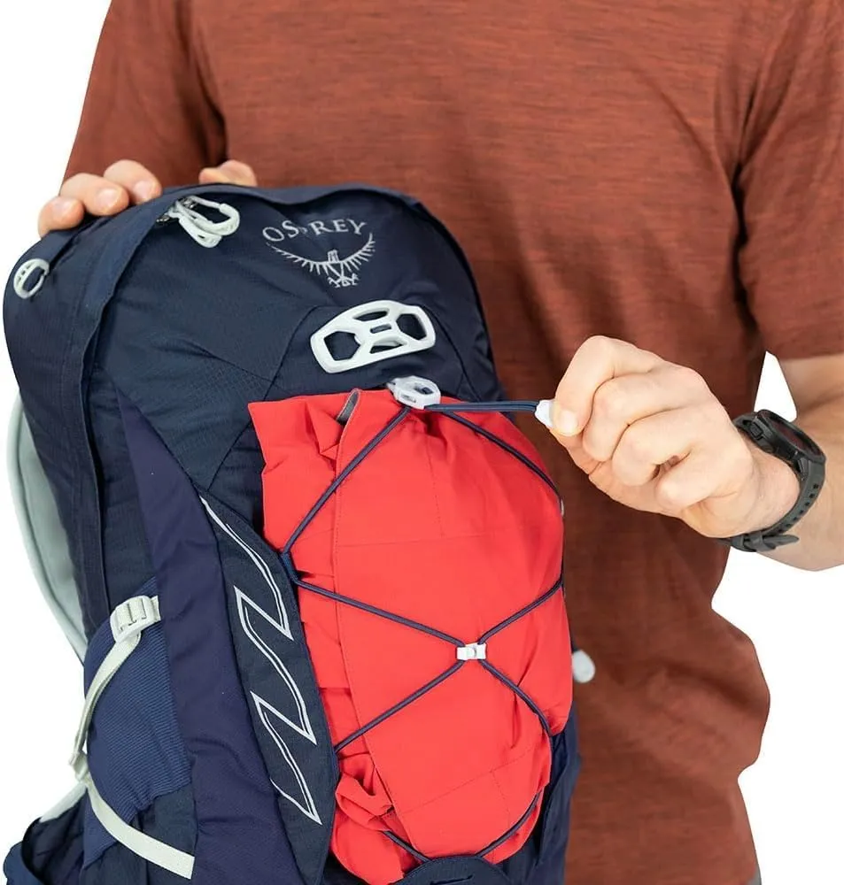 Osprey Talon 11L Men's Hiking Backpack with Hipbelt, Ceramic Blue, Large/X-Large