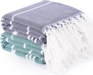 Oversized Turkish Beach Towel Blanket XXL Cotton Sandproof Towels Boho Woven Extra Large Big Sand Free Giant Throw Thick Blankets Huge Quilt XL Picnic Camping Necessities Cloud For Adult Gifts