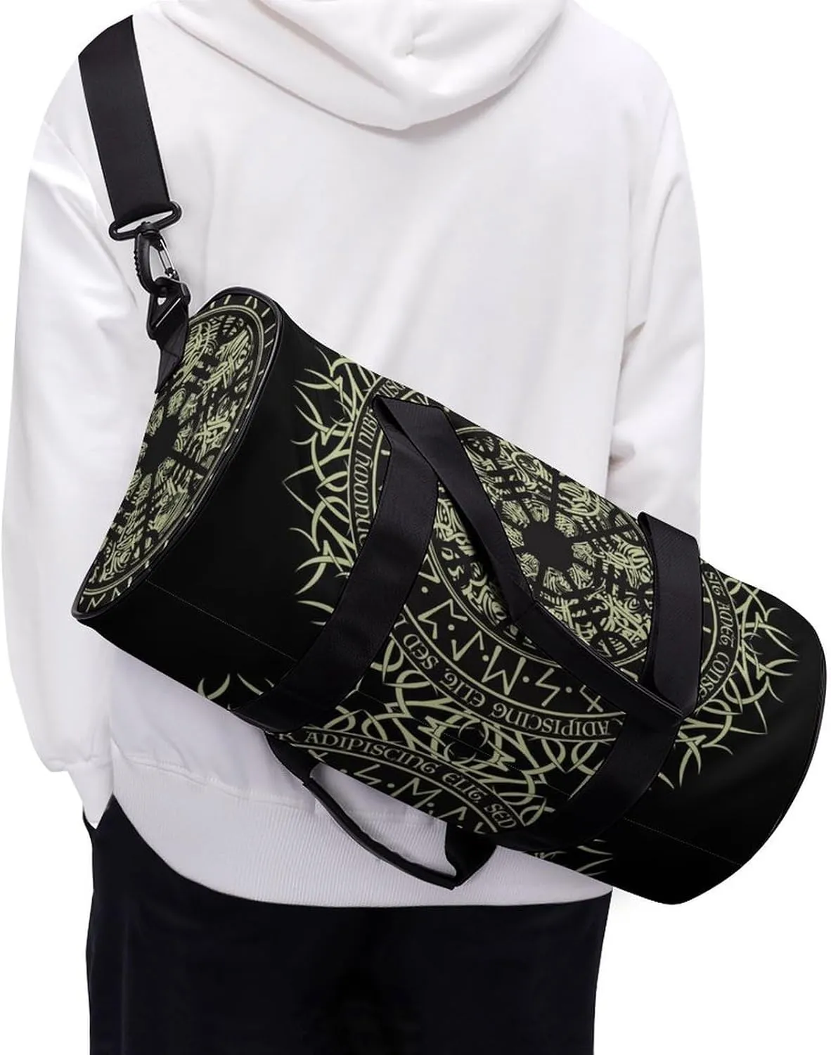 Paisley Headscarf Pattern Fitness Bag Waterproof And Stain Resistant Suitable for Unisex