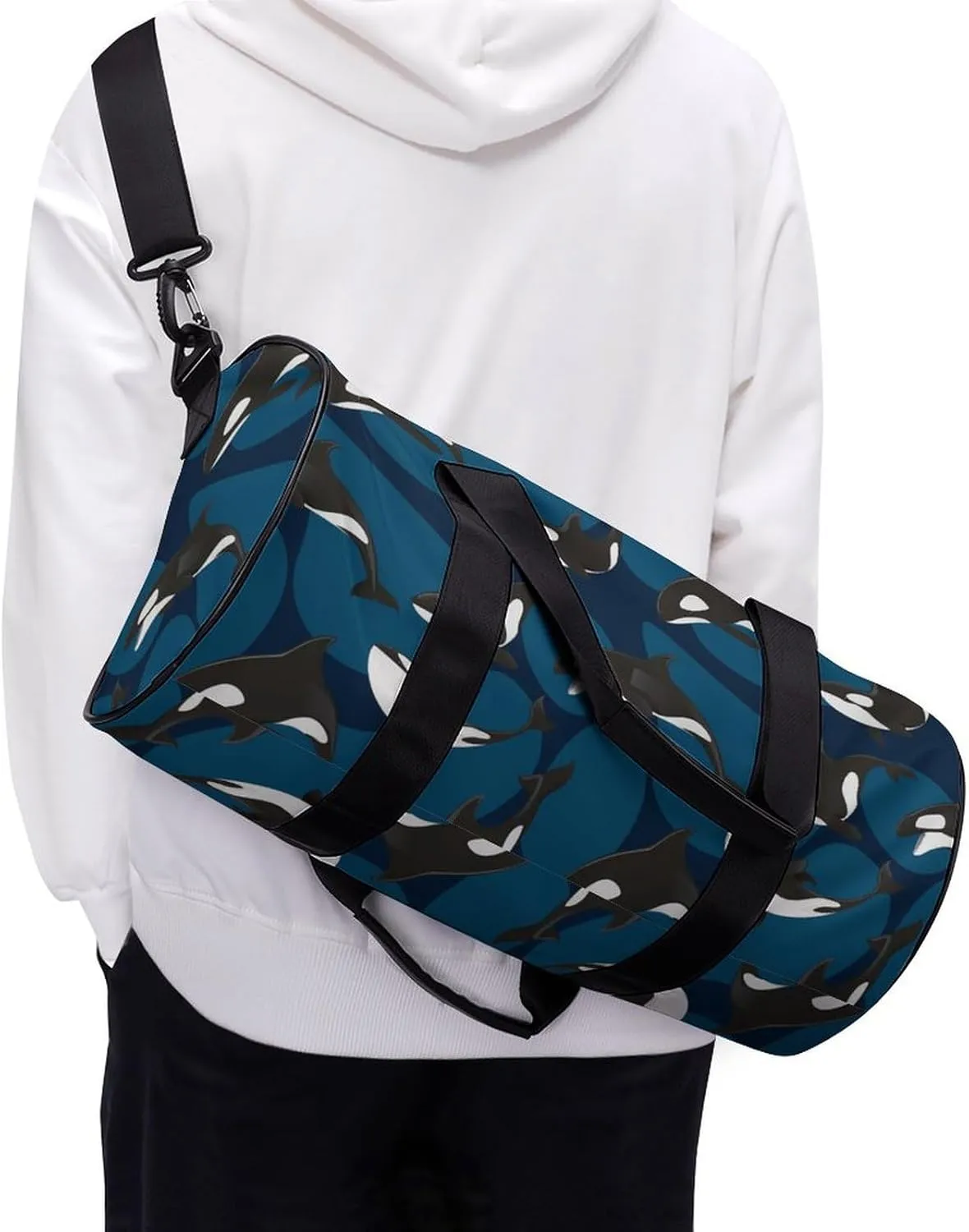 Paisley Headscarf Pattern Fitness Bag Waterproof And Stain Resistant Suitable for Unisex