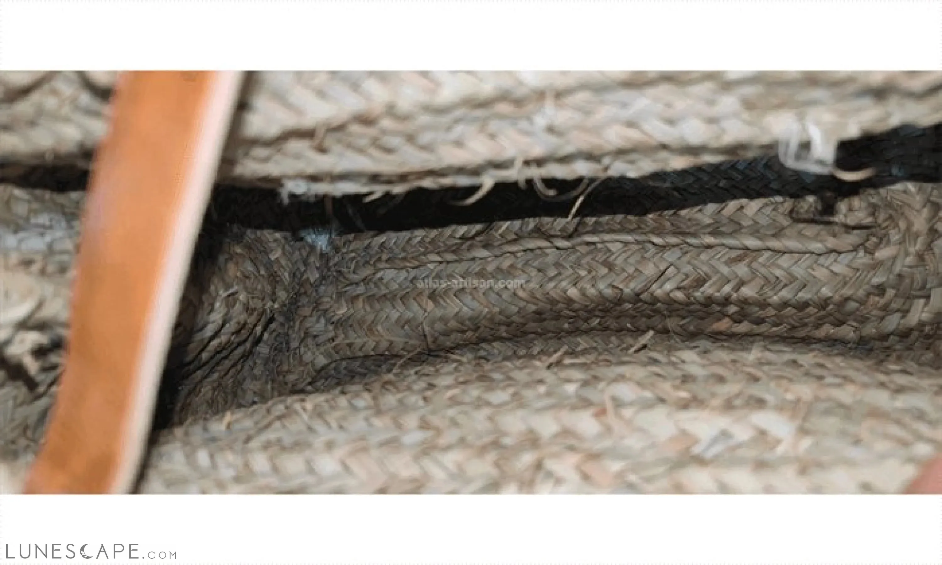 Panier Luxia Handmade Woven Braided Raffia Top-Handle Shopping Tote