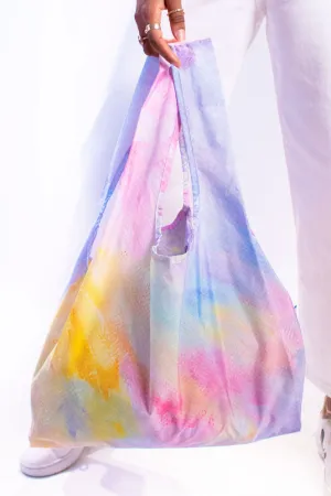 Pastel Brush Medium Recycled Reusable Shopping Bag