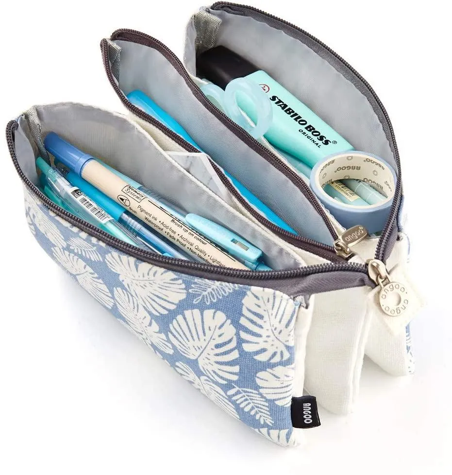 Pencil Case Big Capacity Storage Pouch Stationery Bag for Middle High School