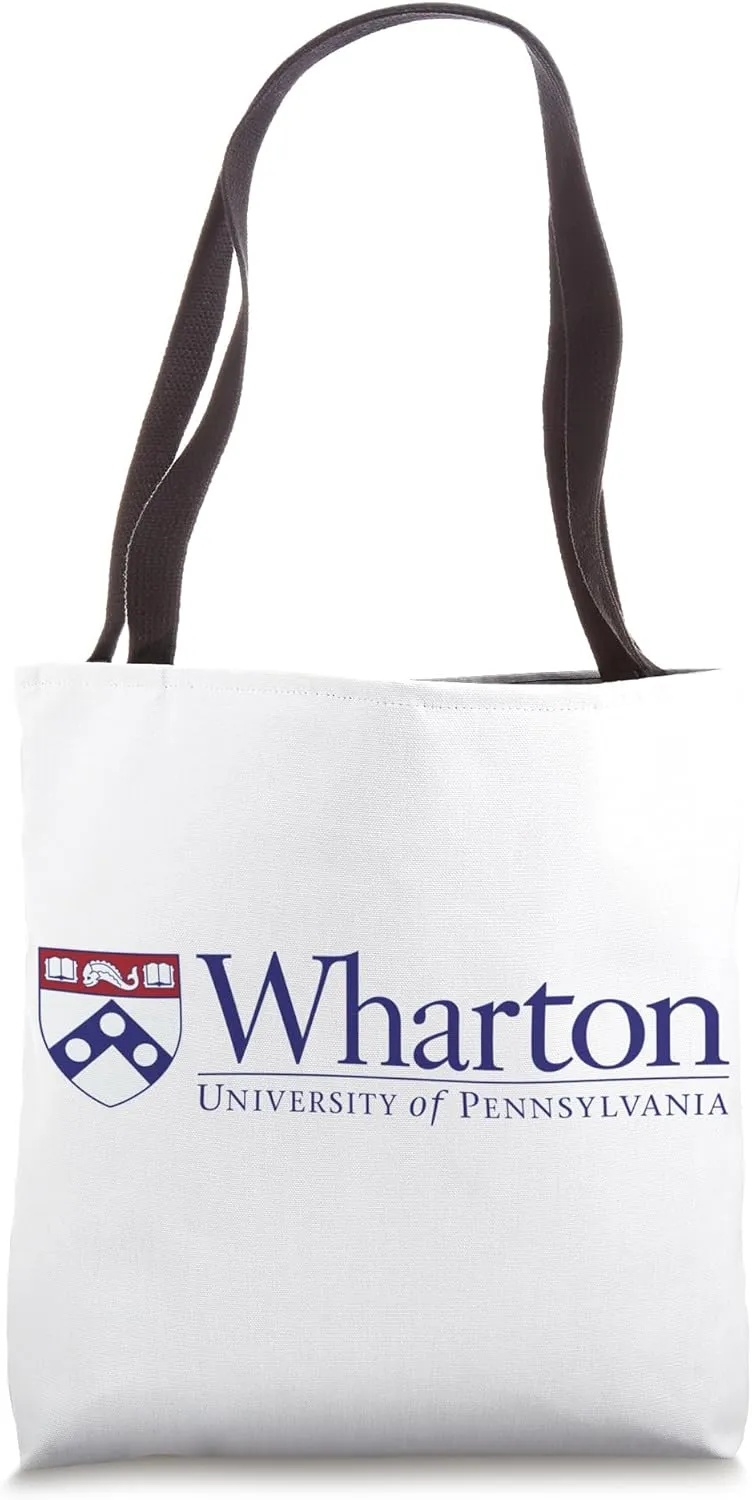 Penn Quakers Wharton Business School Tote Bag