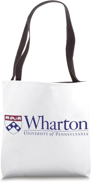 Penn Quakers Wharton Business School Tote Bag