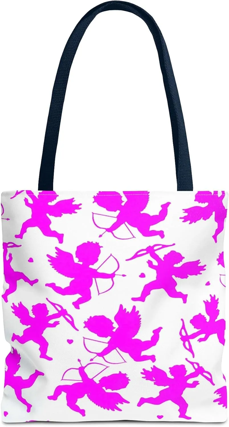 Pink Cupids Shopping Tote Bag 16' x 16"