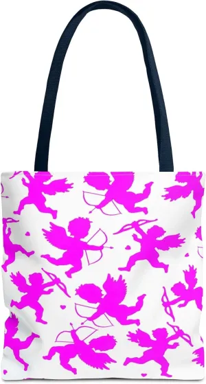 Pink Cupids Shopping Tote Bag 16' x 16"