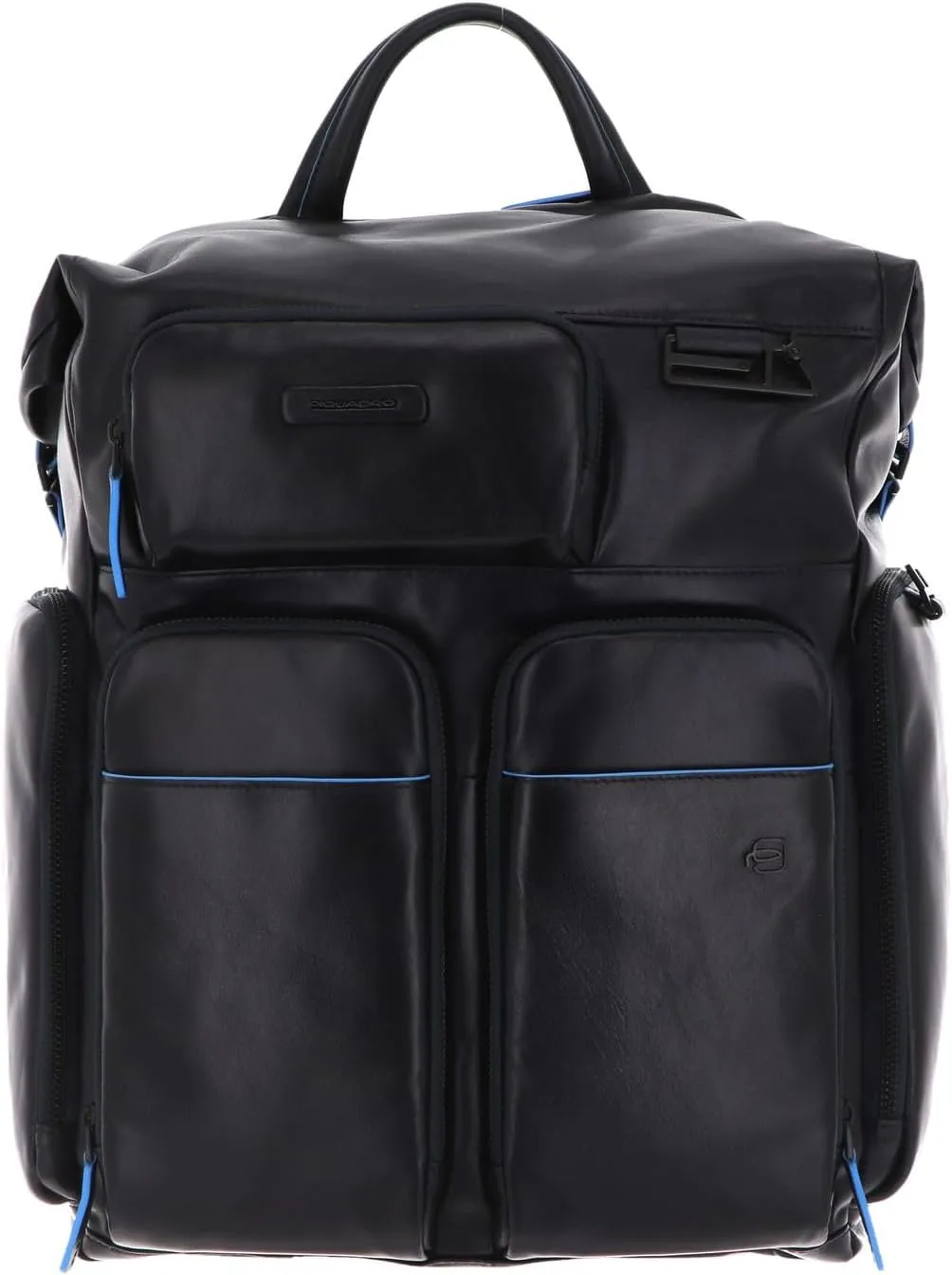 Piquadro Blue Square Revamp RFID Laptop Backpack Dark Blue, Blau_dunkelblau, One Size