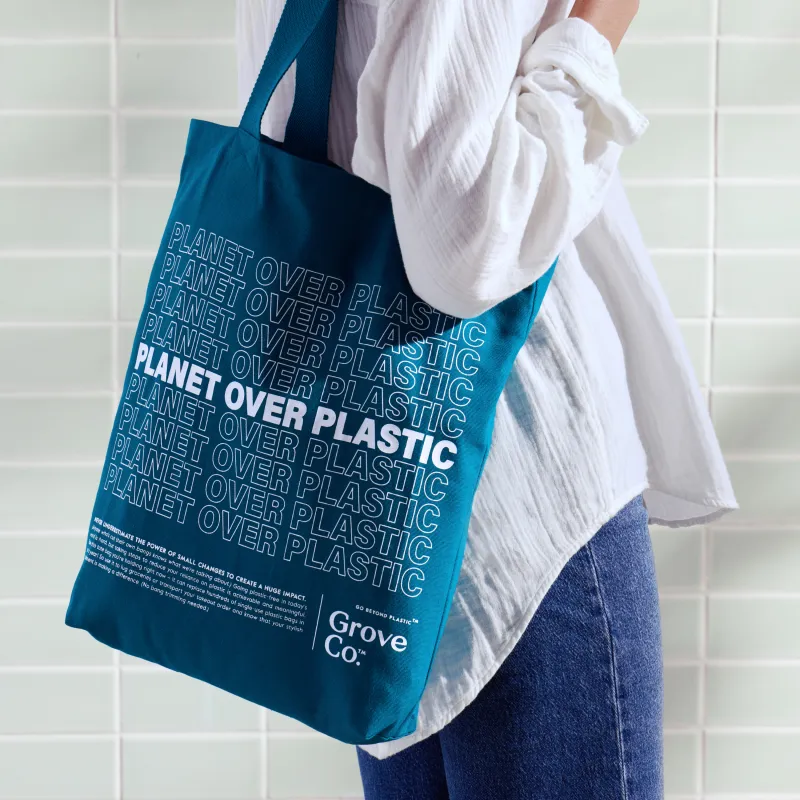 ‘Planet Over Plastic’ Reusable Tote Bag (VIP)