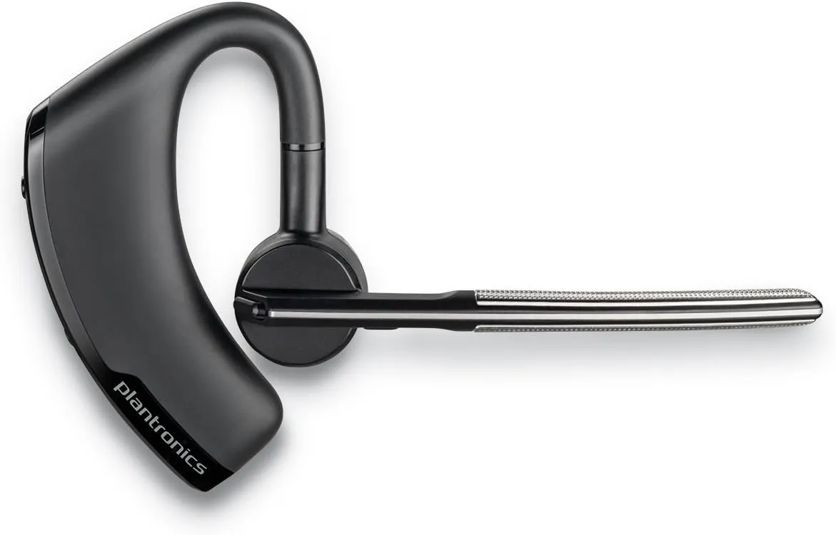 Plantronics Voyager Legend Wireless Bluetooth Headset - Compatible with iPhone, Android, and Other Leading Smartphones - Black- Frustration Free Packaging (Renewed)