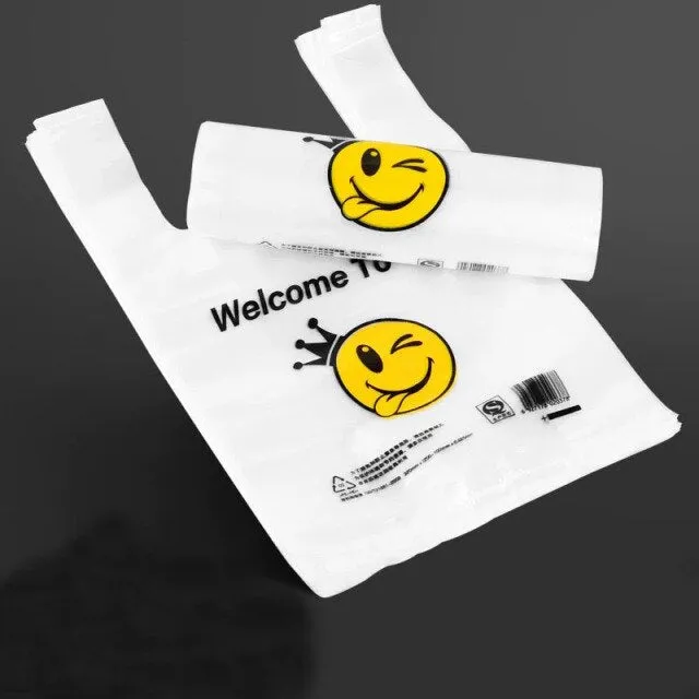 Plastic Bags With Handle Food Packaging