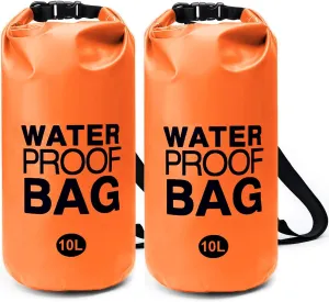 Pool Step Weights 2 Pack 10L No Breaken Pool Ladder Weights for Above Ground Pools,Waterproof Weight Bags Pool Stair Weights for Pool Steps Easy and Quick Fill Sand (Orange)
