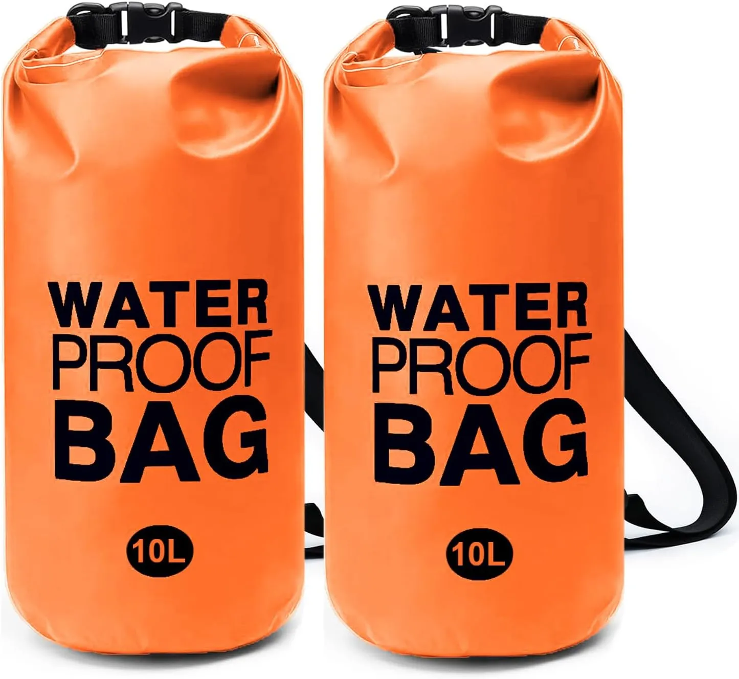 Pool Step Weights 2 Pack 10L No Breaken Pool Ladder Weights for Above Ground Pools,Waterproof Weight Bags Pool Stair Weights for Pool Steps Easy and Quick Fill Sand (Orange)