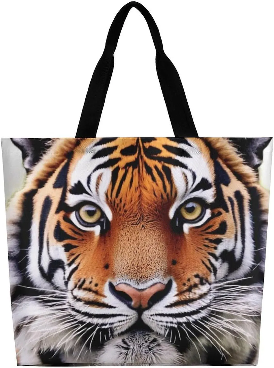 Portable Grocery Shoulder Bag for Women Casual Reusable Shopping Bag Large Tote Bags