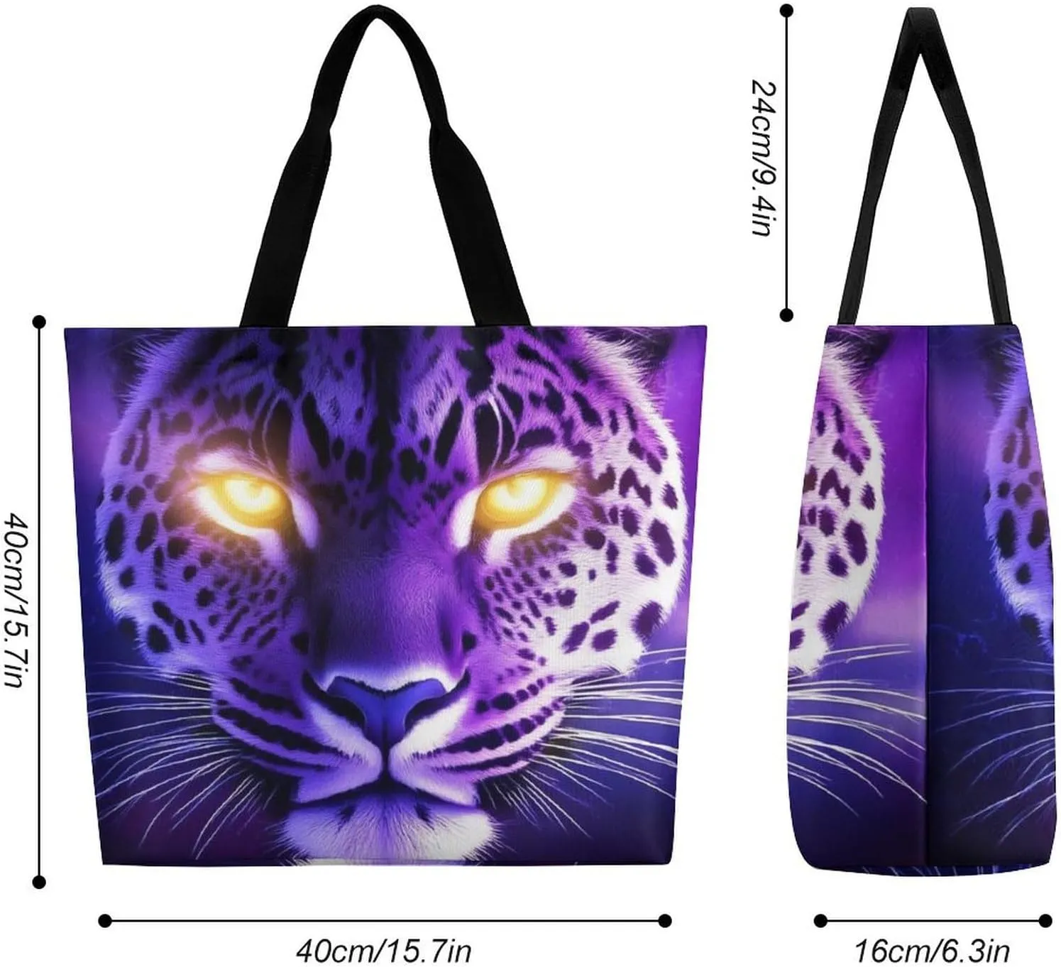 Portable Grocery Shoulder Bag for Women Casual Reusable Shopping Bag Large Tote Bags