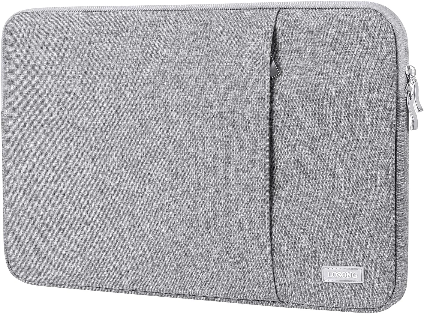 Portable Monitor Case 15.6 Inch,Losong Protective Carrying Sleeve for Most 15.6 in Monitors,Water Resistant Portable Computer Laptop Display Bag with Accessory Pocket,Size-15.3"x9.8" Gray