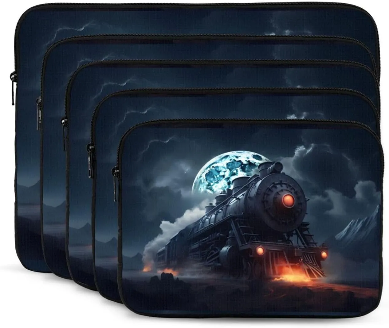 Powerful Locomotive Laptop Inner Bag Laptop Sleeve Case Briefcase Carrying Laptop Cover
