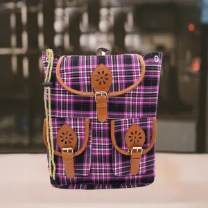 Purple Backpack Bag