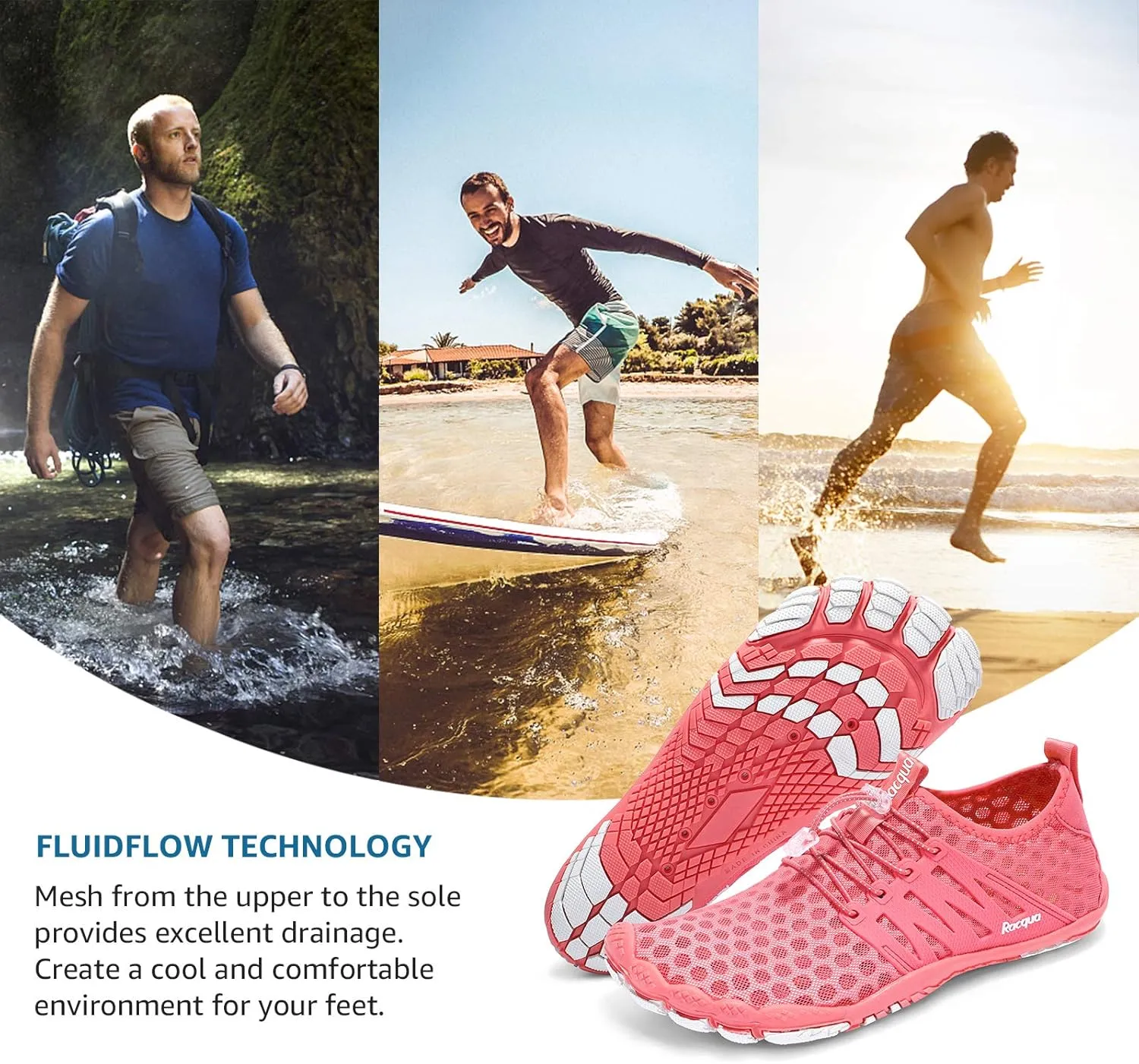 Racqua Composite Mesh Water Shoes Men Women