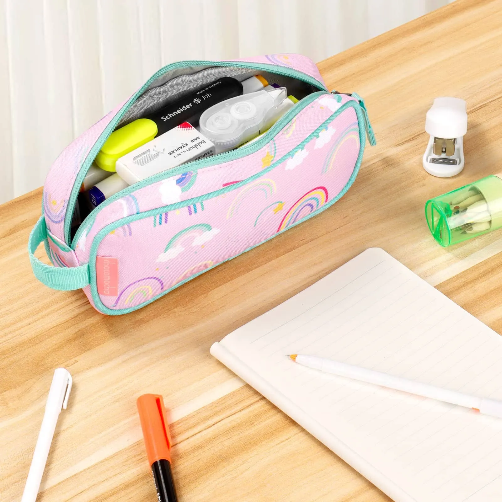 Rainbow Pink Pencil Bag