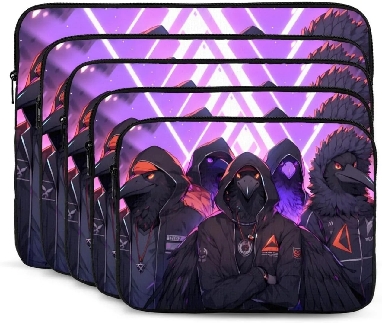Ravens Pattern Shockproof Portable Laptop 15 inch Sleeve Bag for Men and Women - Ideal for Business Travel, School, and Daily Use