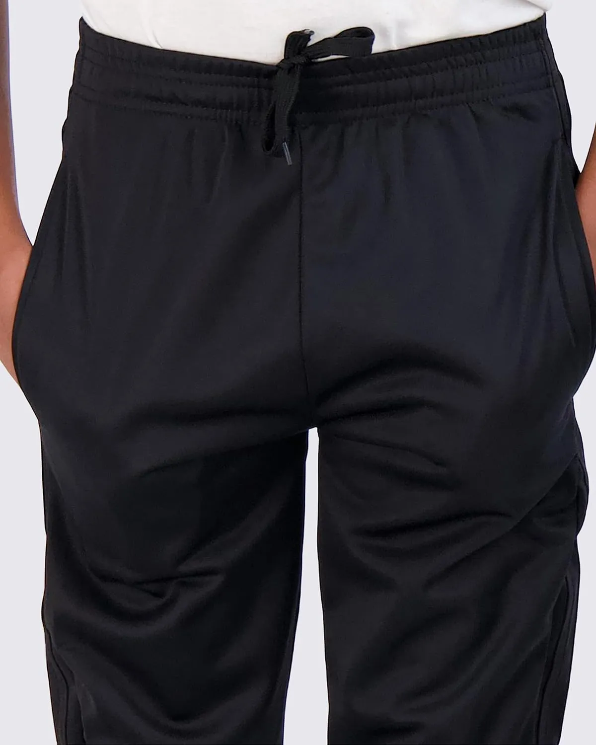 Real Essentials 3 Pack: Boy's Active Athletic Casual Jogger Sweatpants with Pockets
