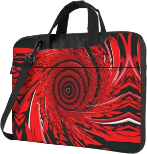 Red Wine Cellar Print Notebook Computer Protective Carrying Cover With Pocket,13 Inch Laptop Shoulder Bag