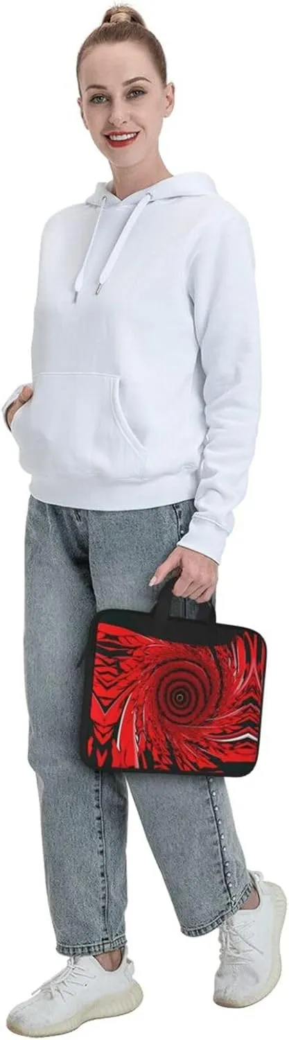 Red Wine Cellar Print Notebook Computer Protective Carrying Cover With Pocket,13 Inch Laptop Shoulder Bag