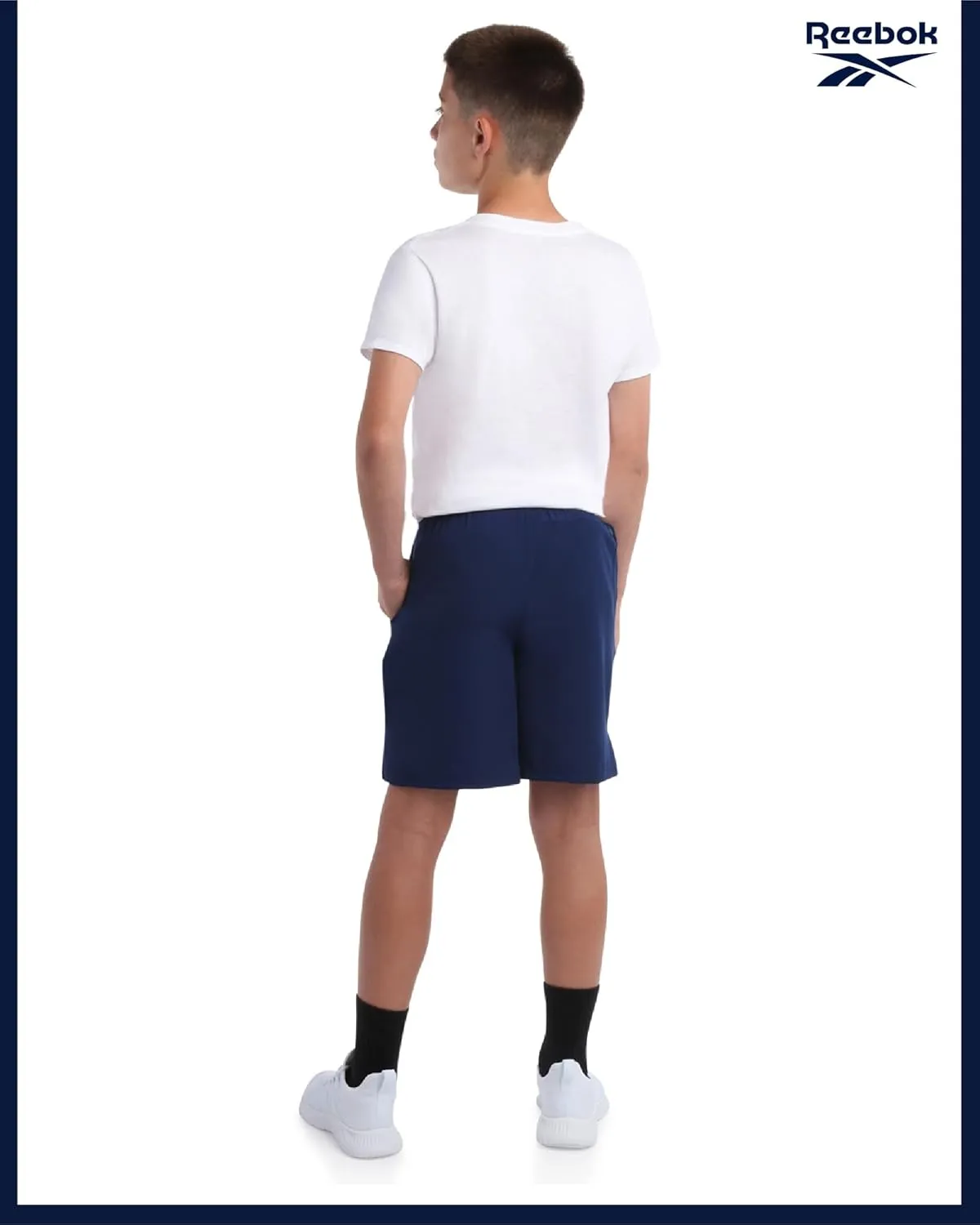 Reebok Boys Shorts - 2 in 1 Basketball Shorts with Compression Liner and Pockets - Gym and Running Boys Athletic Shorts