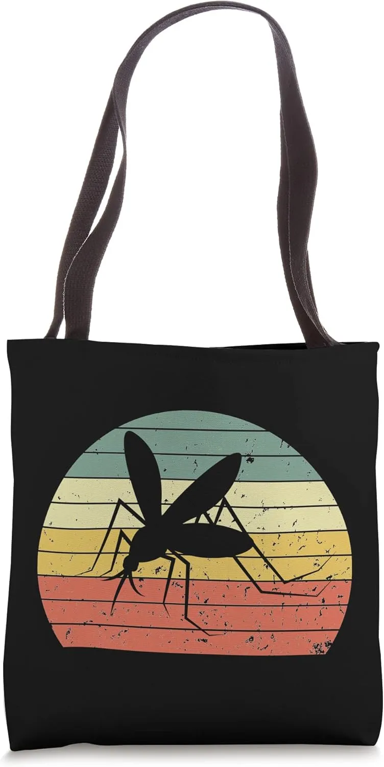 Retro Mosquito Vintage Mosquito Whisper Cool Mosquitoes 70s Tote Bag