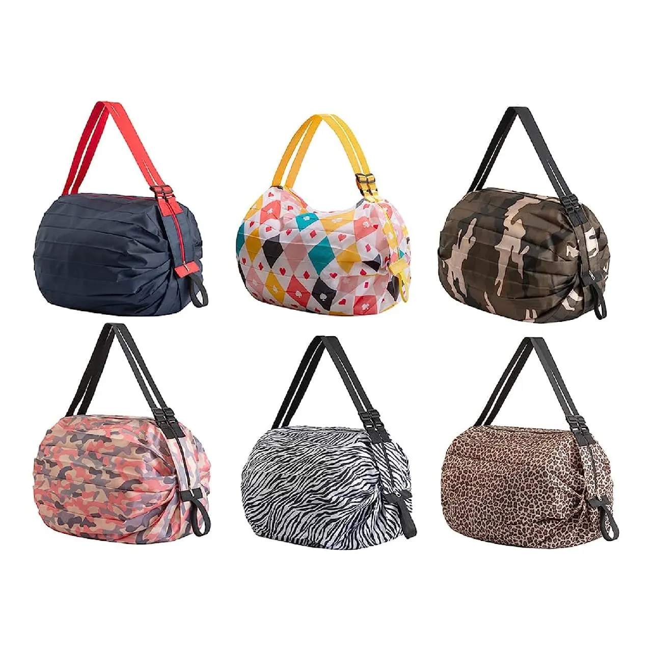 Reusable Foldable Shopping Bag, Lightweight Sports Grocery Shopping Outdoor Bag