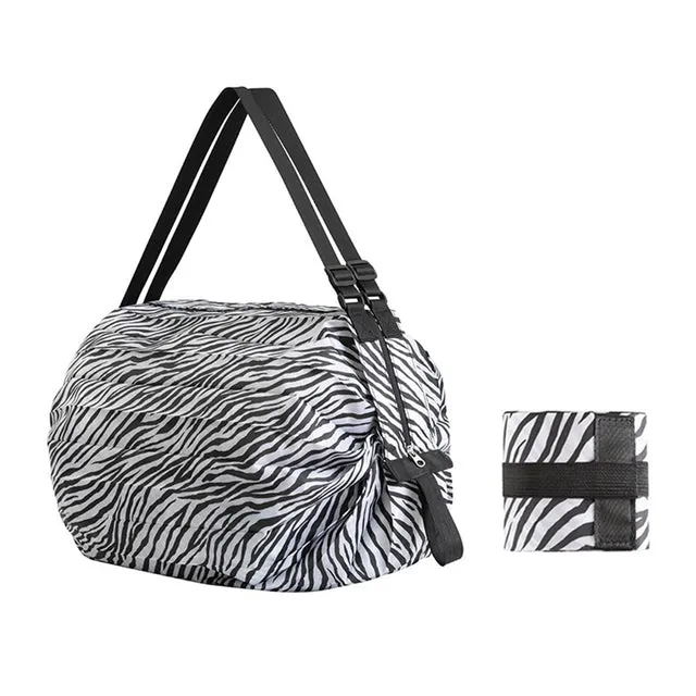 Reusable Foldable Shopping Bag, Lightweight Sports Grocery Shopping Outdoor Bag