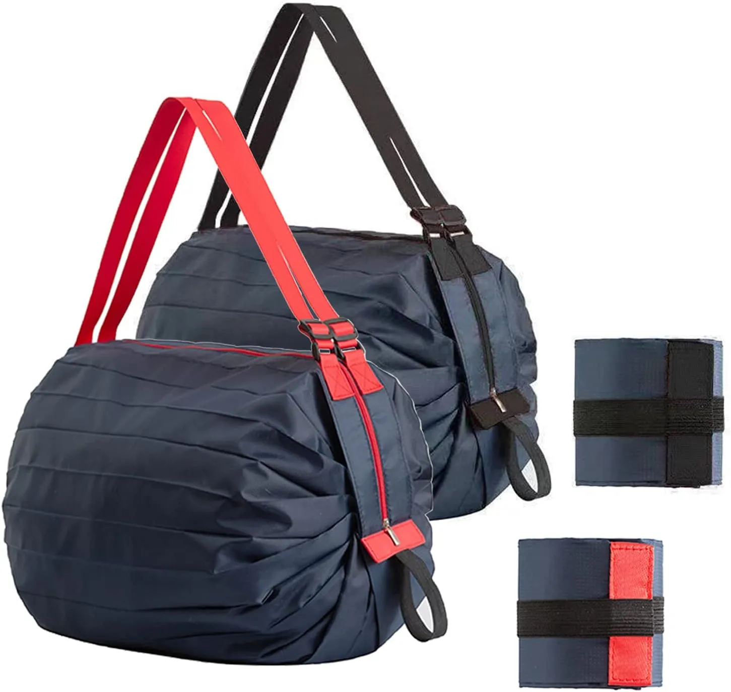 Reusable Shopping Bag Foldable Grocery Storage Tote Bag Waterproof Oxford Cloth Portable Duffle