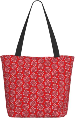 Romantic Bubbles Birthday Balloons Tote Bag Women Reusable Shopping Bags Shoulder Bag Portable Storage HandBags