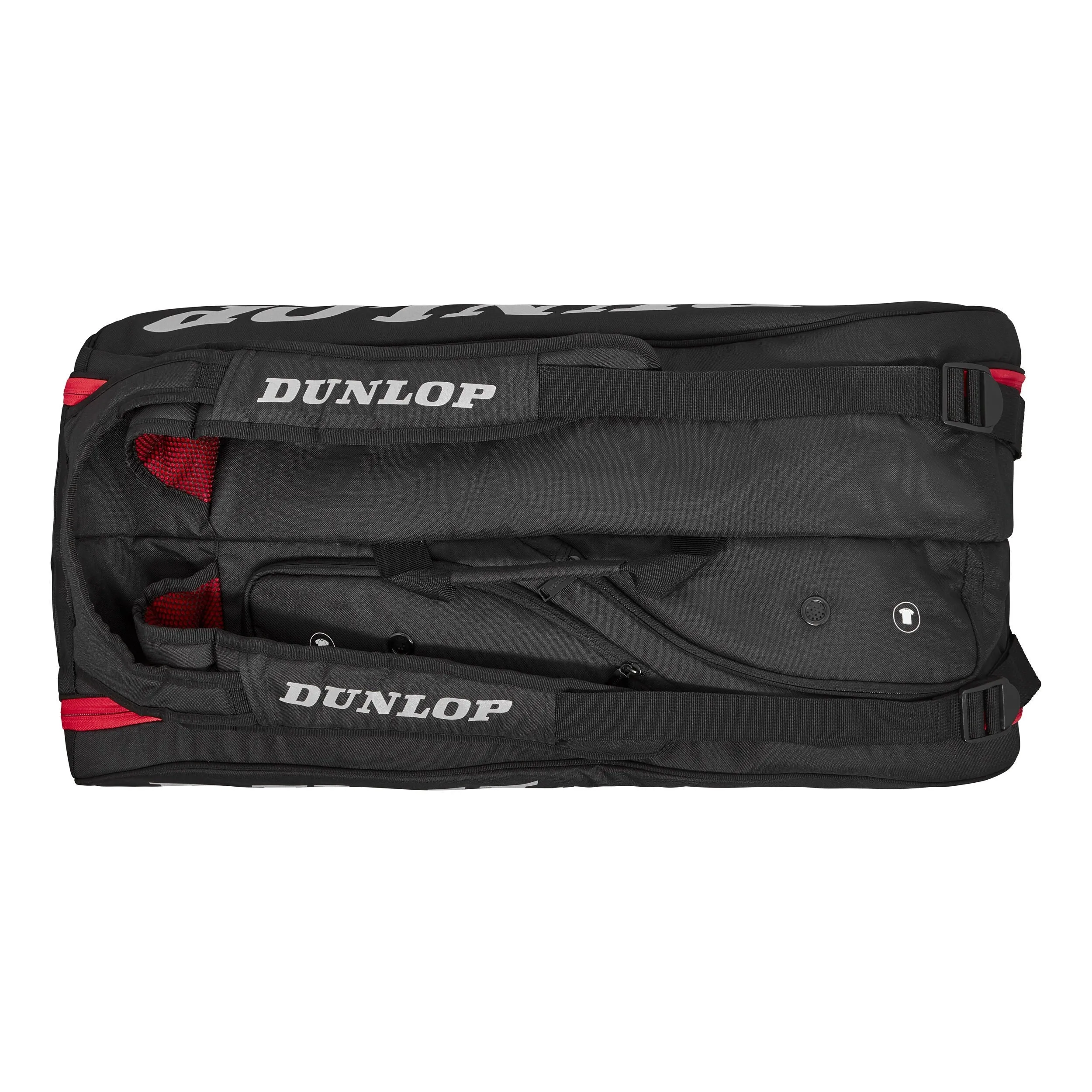Sac de Squash pour Raquette Dunlop Performance CX 9 - Noir/Rouge