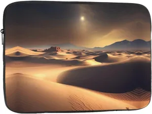 Sahara Desert Prints Shockproof Portable Laptop Sleeve Bag 15 inch for Men and Women Business Travel, Office Daily Use