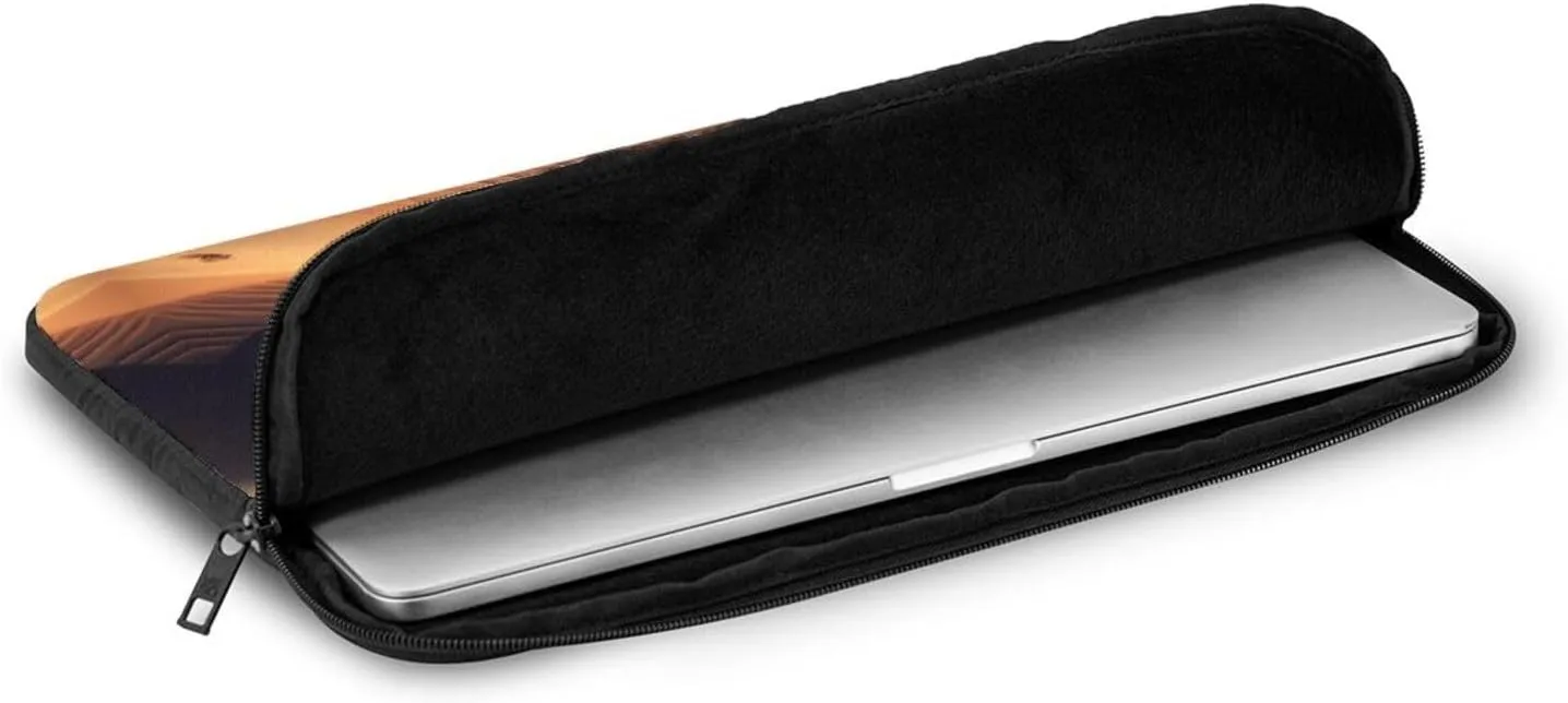 Sahara Desert Prints Shockproof Portable Laptop Sleeve Bag 15 inch for Men and Women Business Travel, Office Daily Use