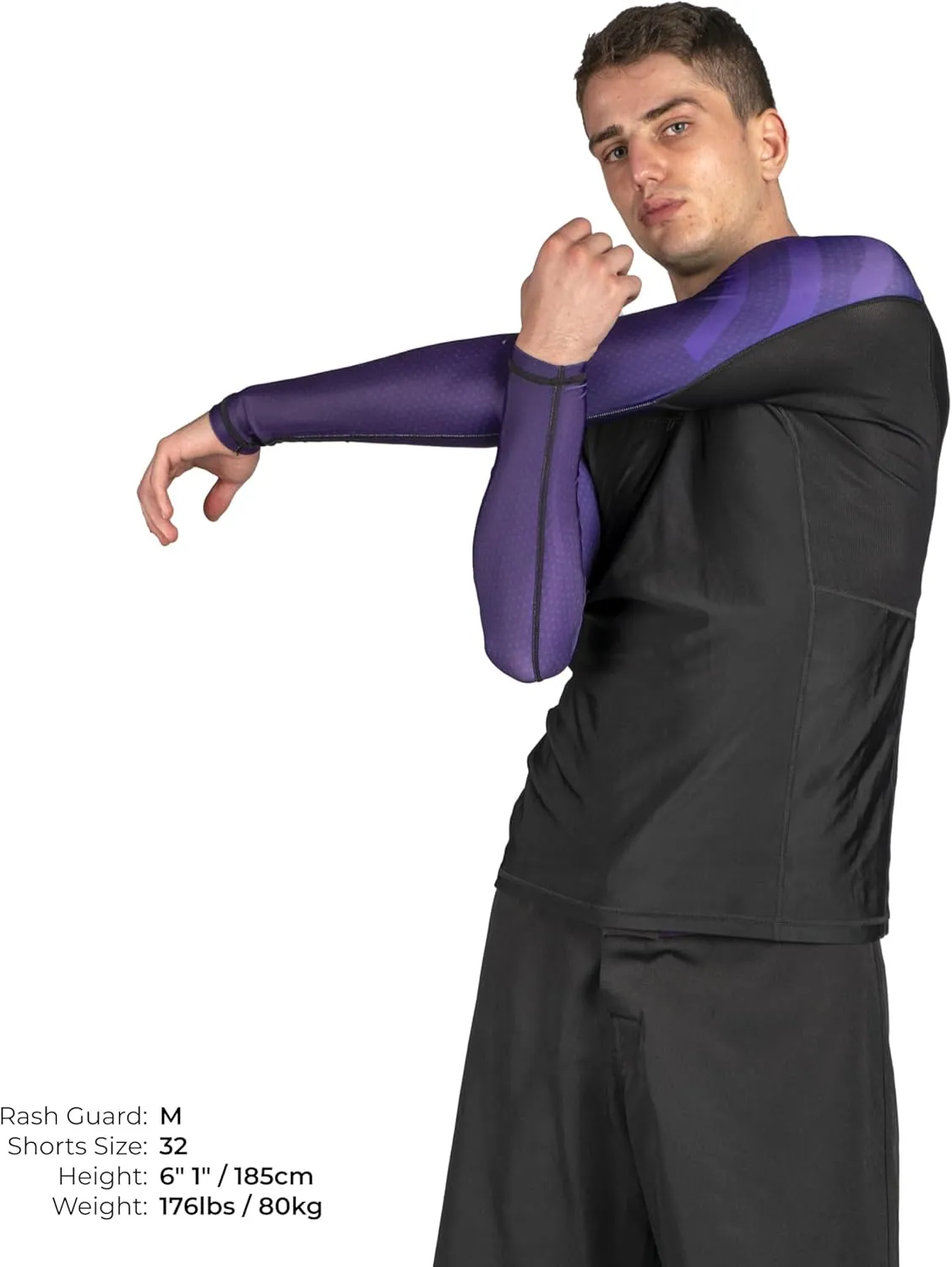 Sanabul Essential Long Sleeve Compression Training Rash Guard for MMA BJJ Wrestling Grappling and No Gi Jiu Jitsu rashguard